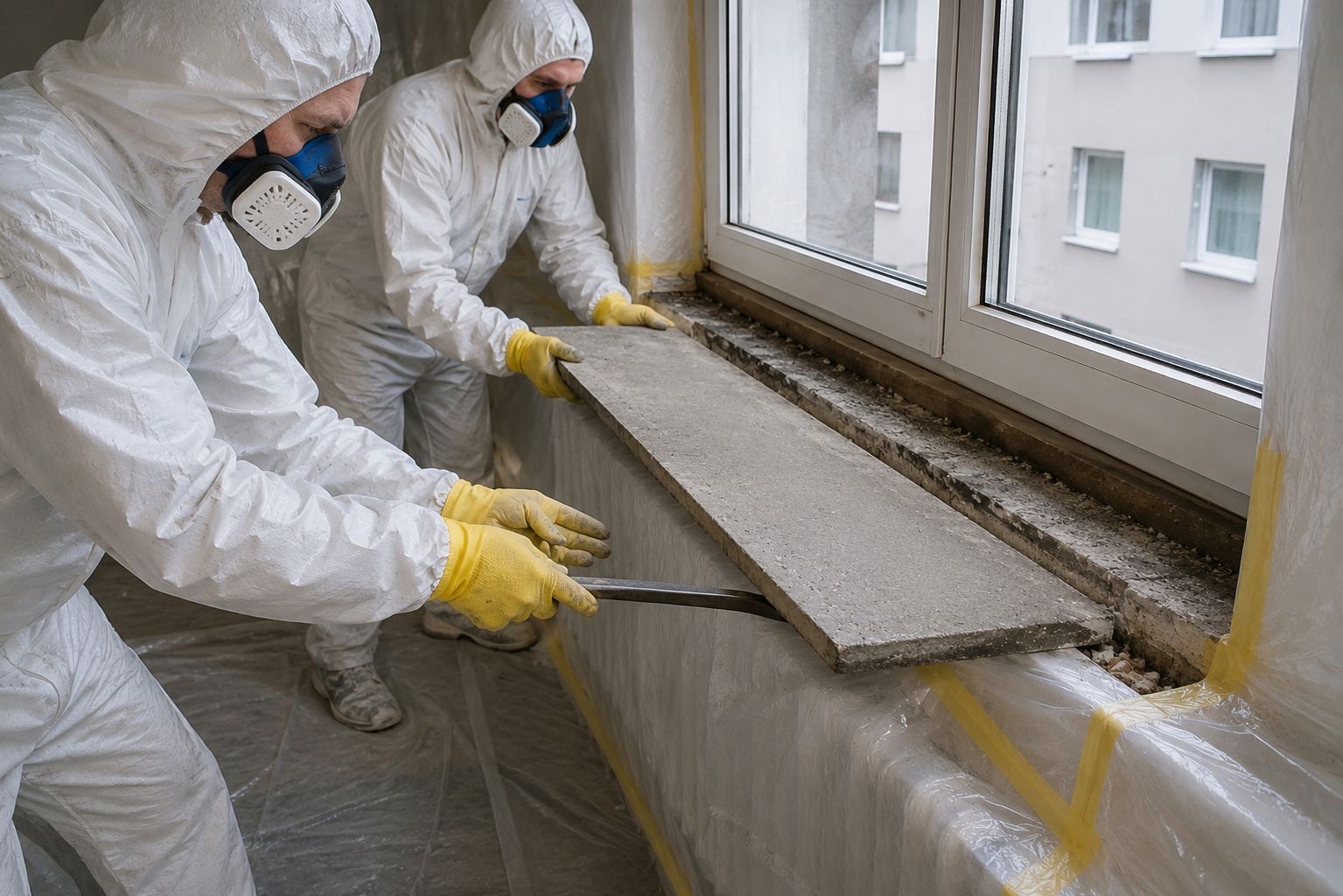 Fensterbänke ausbauen – Dienstleistungsbild